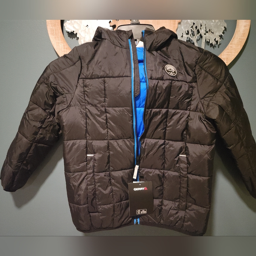 Boys Gerry Torque Puffer Jacket. New With Tags. Water And Wind Resistant